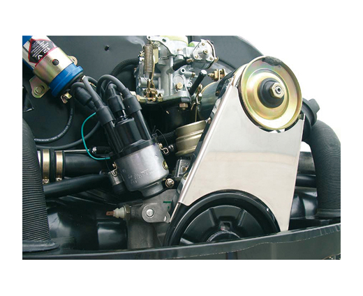 V-riem afdekking, RVS