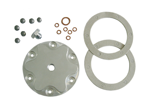 Oliecarterdeksel, Alu, Billet Style, met magneet bout