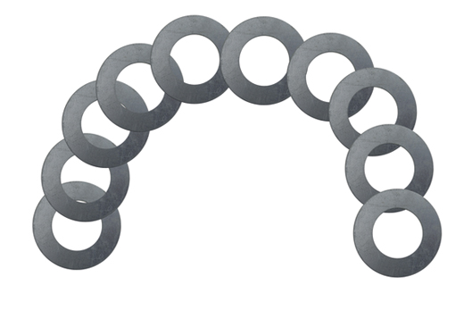 Dynamo afstelschijven, 10 stuks per set