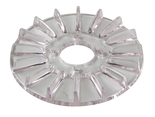 Dynamo poelie plaat, helder, T-Style