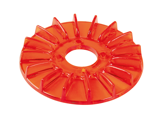 Dynamo poelie plaat, rood, T-Style