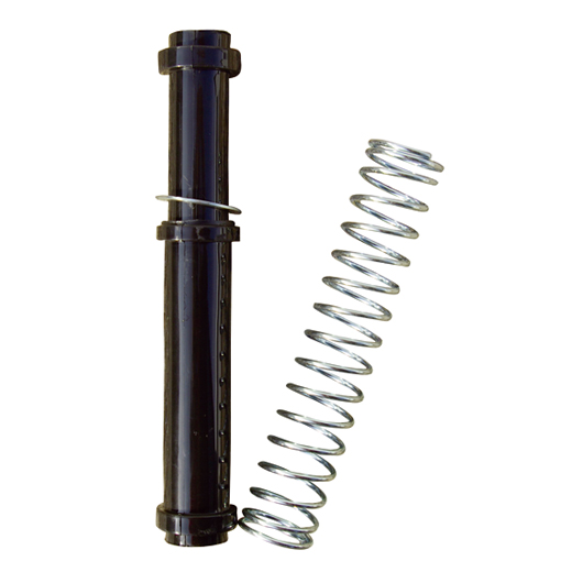 Stoterstangpijpjes, Nylon, met veer, 1200-1600, p.st.