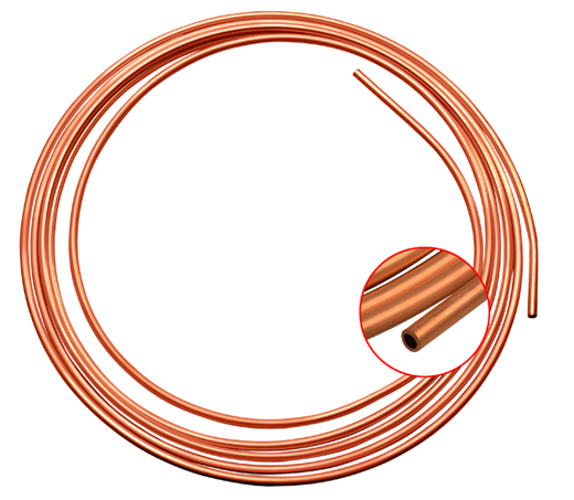 Fuel pipe, frame tunnel, 6mm, 5m