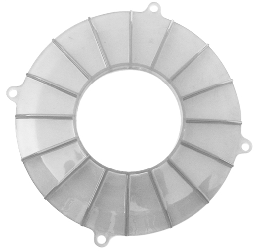 Dynamo achterplaat, helder, Turbo-style