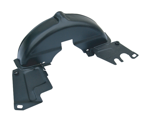 Engine breast plate, black