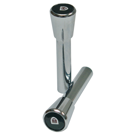 Deurslotstaafjes chroom 'Wolfsburg' 8.66-