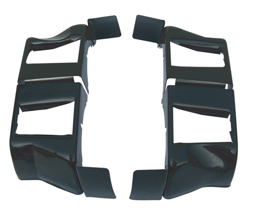 Spezial-Khlbleche, schwarz, Paar