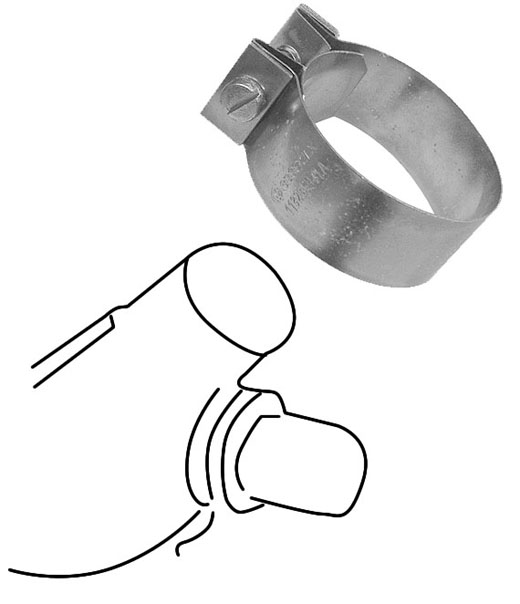 kachelpot verbindingsklem, stuk