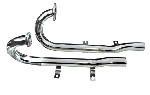 Kachelpot vervangers, Chrome, paar