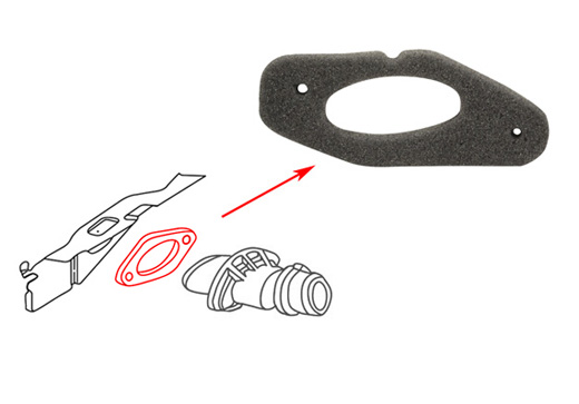 Schuim dichting voor verwarmingsbuis verbindingstuk