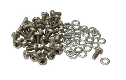 Motorplaat boutenset, RVS