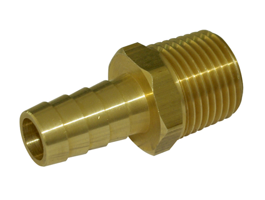 Oil Hose connexion, straight, 1/2"-NPT, 1/2 slang (12.7mm)