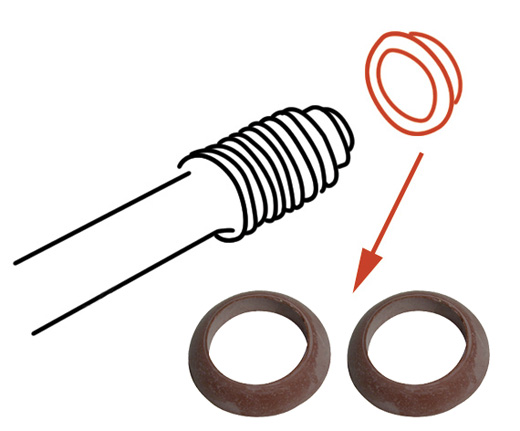 Stelrohr-Dichtungen, Paar