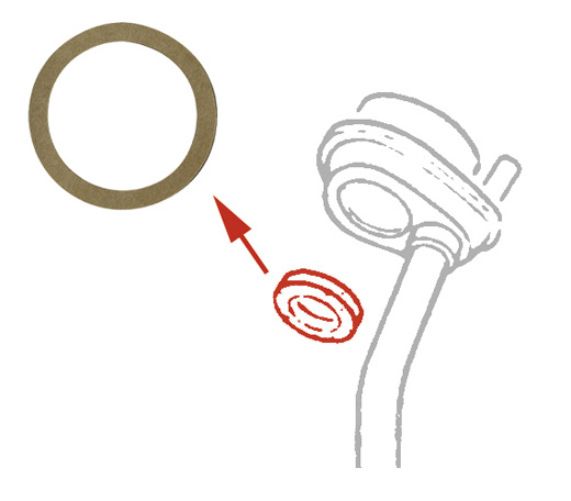 Dichtung fr leinfllstutzen