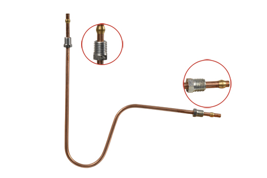 Fuel pipe, pump-carburator, 52-59, 6mm