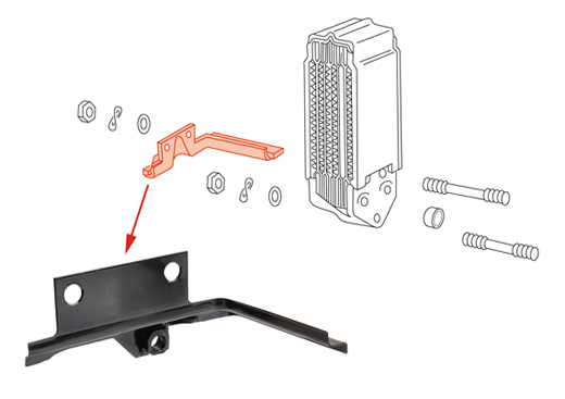 Afsluitplaat, oliekoeler, 8.70-