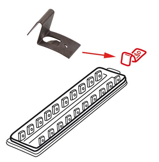 Zekeringkast klem, 60-79
