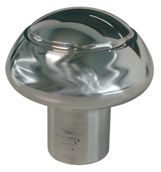 Alu knop versnellingspook chroom