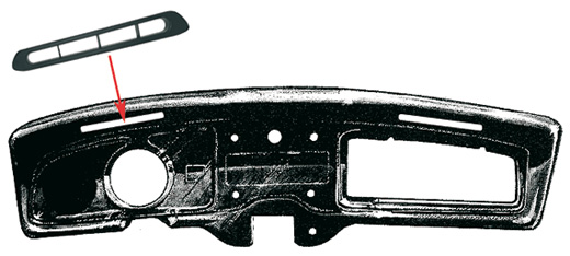 Dashboard Airvent left 8.70-