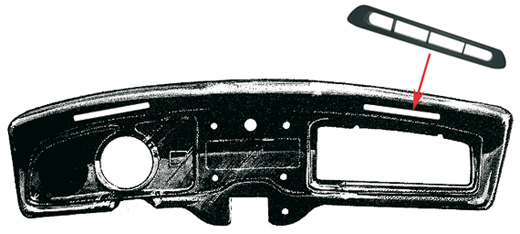 Dashboard Airvent right 8.70-