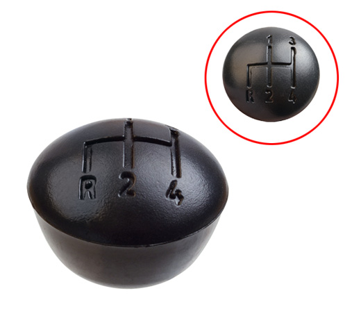 Schakelpookknop zwart 8.67-