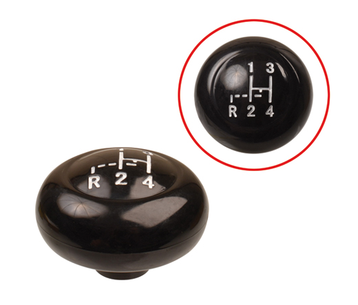 Schakelpookknop, 7mm, schakelschema, zwart