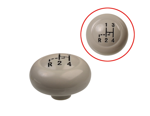 Schakelpookknop, 7mm, schakelschema, grijs