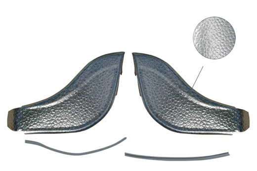 Gravel guards "Classic", front, aluminium,