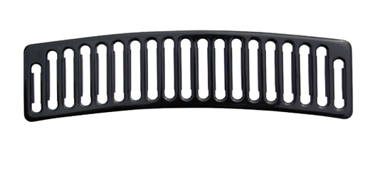 Frontziergitter, schwarz