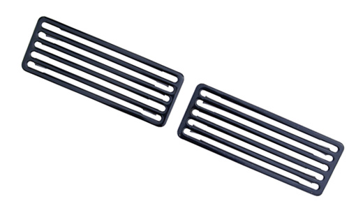 motorhauben-ziergitter, schwarz