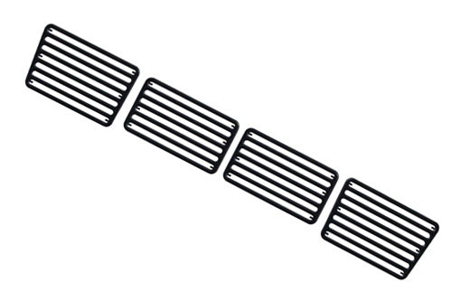 motorhauben-ziergitter, schwarz