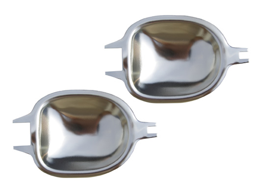 Deurgreep beschermers, Aluminium, 8.71-, pair