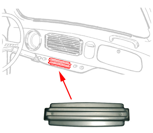 Radio cover 10.52-7.57