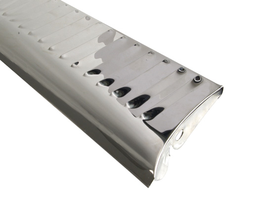 Treeplanken RVS gleuven