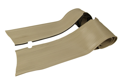 Treeplank rubbers, zandbeige, 8.60-