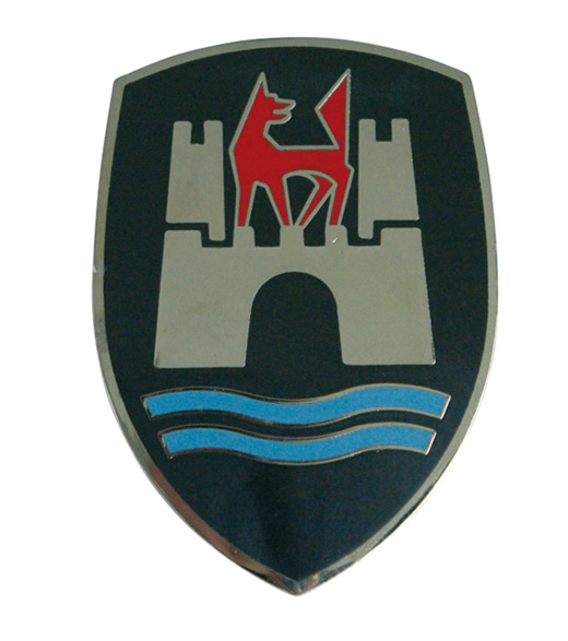 Kofferklepembleem, 8.59 - 7.62