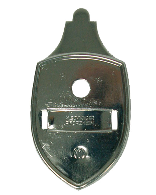 kofferklepembleem onderplaatje