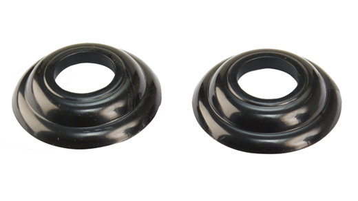 Raamslinger/Deurgreep rozet zwart -7.55