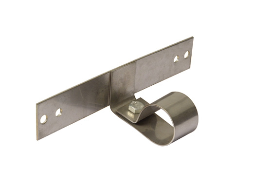 Nationaliteits plaatje houder voor exportmodel USA bumper, RVS