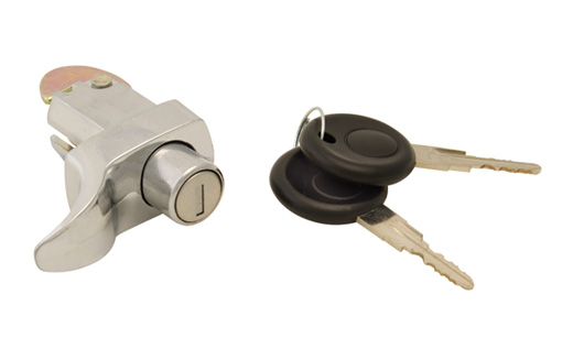 Motorklep slot, Chroom, 8.71 -, (Top-quality)