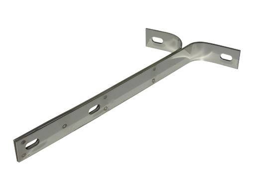 Bumpersteun, RVS gepolijst, achter links & rechts, -.67