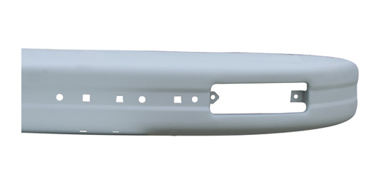 Bumper, front, primed, with hole for turn indicator