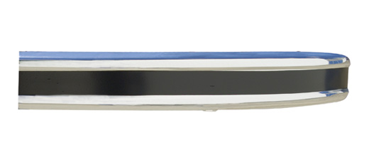 Bumper voor Mexico kever, achter, chroom, .90-