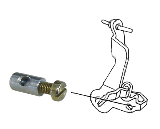 Befestigungssatz fr Gaszug, fr Kfer und Bus