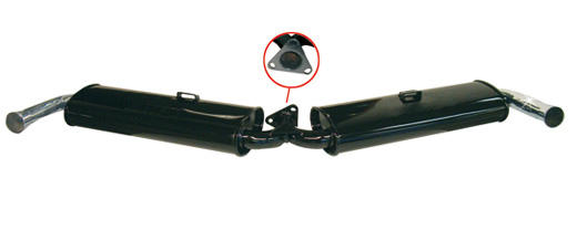 Auspufftopf Dual Quiet Pack (35mm)