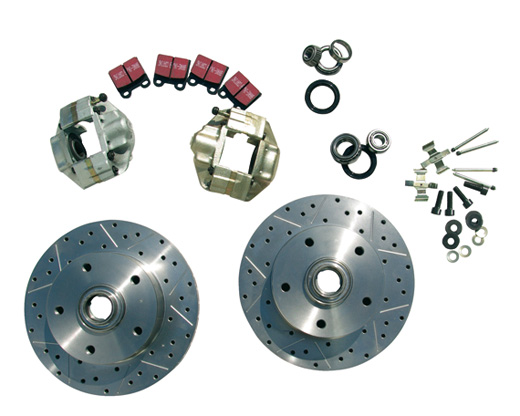 brake kit, perforated / louvered, 5-holes/130mm