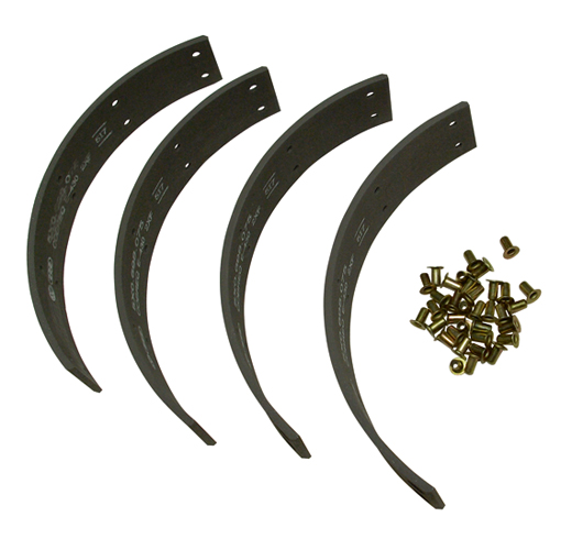 Bremsbel�ge, vorne, 8.67 - .86, 1200-1500, Bremsbel�ge, hinten 8