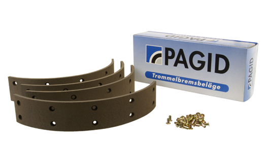 Bremsbel�ge, vorne, 8.70 - 7.75, 1302/1303