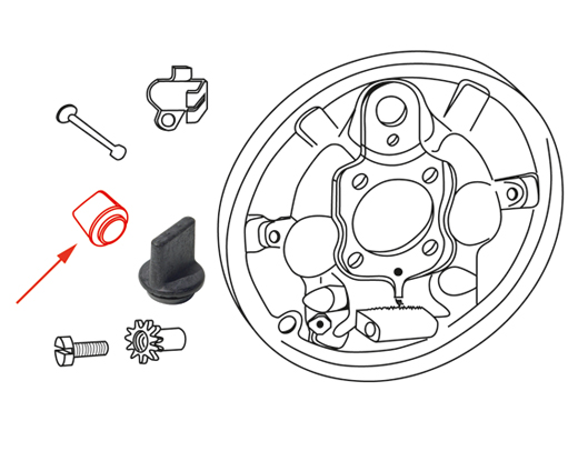 Lock rubber, 16 pieces (Top-quality)