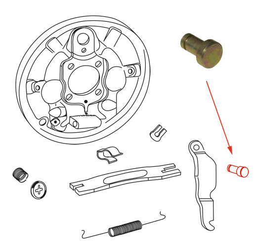 vergrendeling voor handremhendel